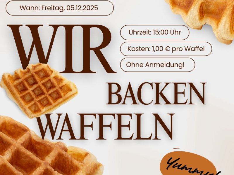Wir backen Waffeln!