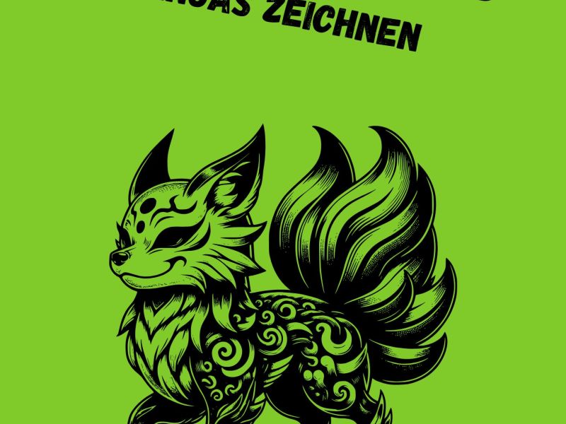 Oberschule Deegfeld Mangas zeichnen. Zu sehen ist ein Manga-Fantasietier. Es ähnelt einem Hund oder einer Katze.