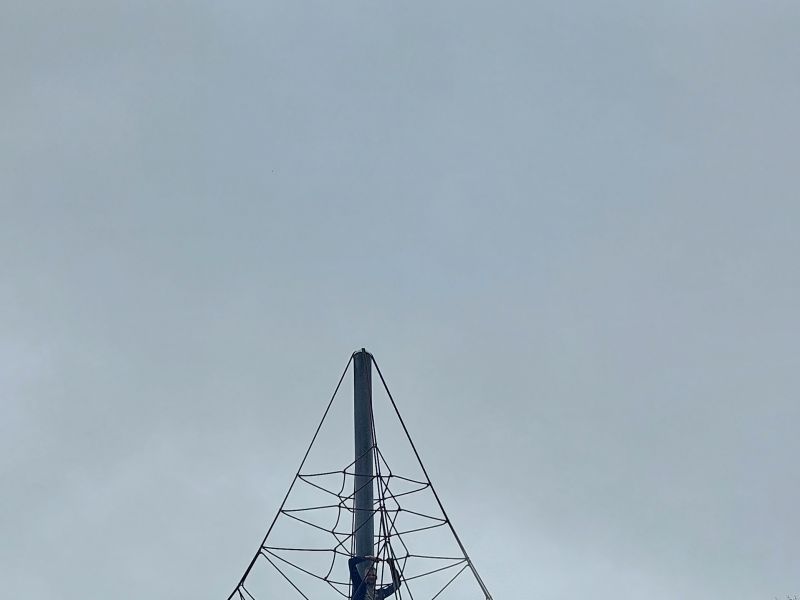 Klettergerüst in Schloss Dankern 